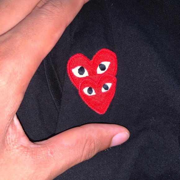 Comme des garçons PLAY double heart shirt - Picture 2 of 6